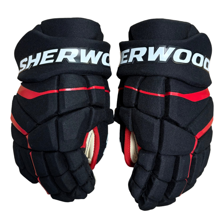 Sherwood Rekker Morph 1 - Pro Stock Hockey Gloves - Chicago Blackhawks