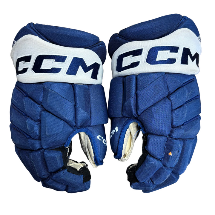 CCM Jetspeed FT1 Pro Stock Hockey Gloves - Toronto Maple Leafs - Used - CS