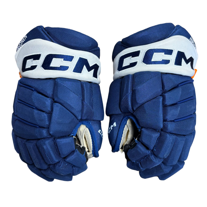 CCM Jetspeed FT1 Pro Stock Hockey Gloves - Toronto Maple Leafs - Used - RH