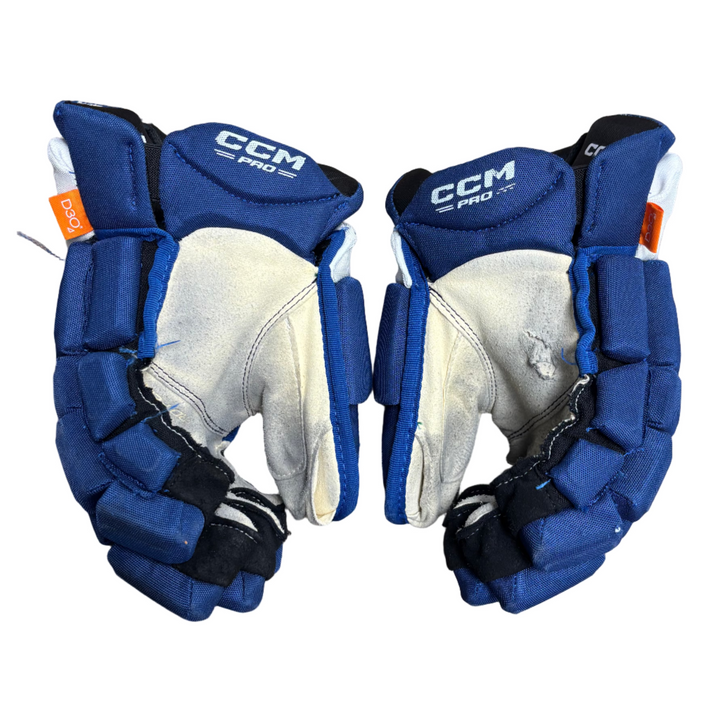 CCM Jetspeed FT1 Pro Stock Hockey Gloves - Toronto Maple Leafs - Used - RH
