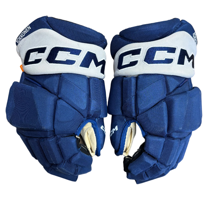 CCM Jetspeed FT1 Pro Stock Hockey Gloves - Toronto Maple Leafs - Used - MK