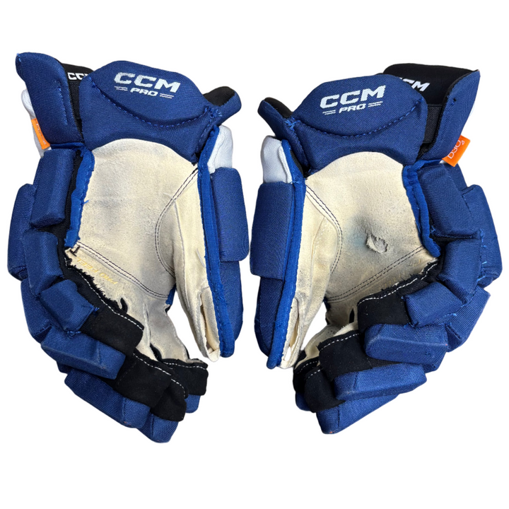 CCM Jetspeed FT1 Pro Stock Hockey Gloves - Toronto Maple Leafs - Used - MK