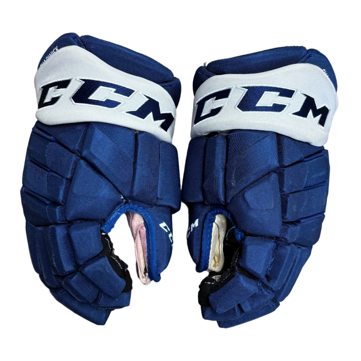 CCM Jetspeed FT1 Pro Stock Hockey Gloves - Toronto Maple Leafs - Used - NC