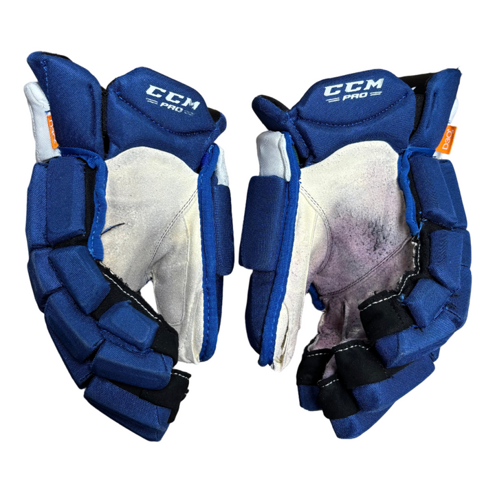 CCM Jetspeed FT1 Pro Stock Hockey Gloves - Toronto Maple Leafs - Used - NC