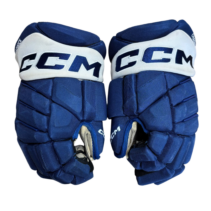 CCM Jetspeed FT1 Pro Stock Hockey Gloves - Toronto Maple Leafs - Used - NC