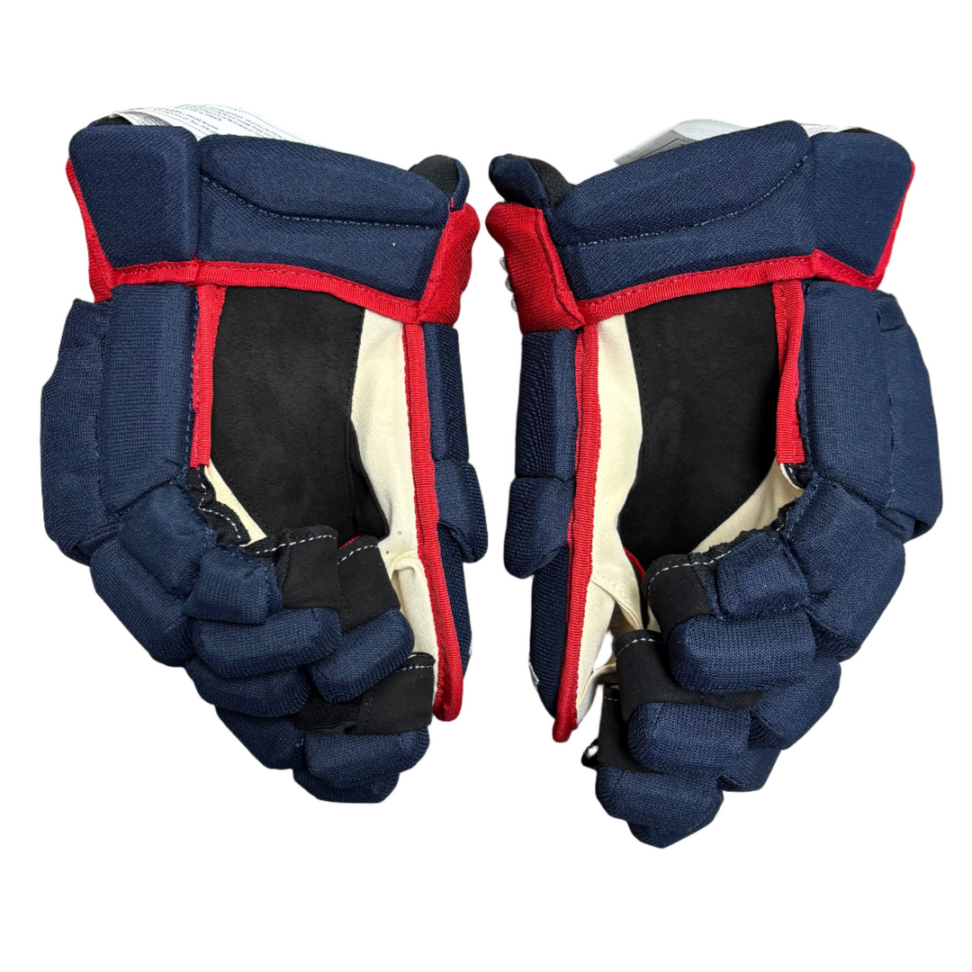 True Catalyst 9X Pro - Columbus Blue Jackets - Pro Stock Hockey Gloves - FTF