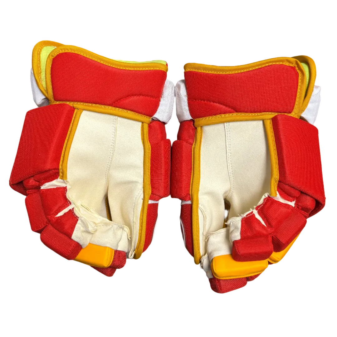 Warrior Alpha DX - Calgary Flames - Pro Stock Hockey Glove - CT