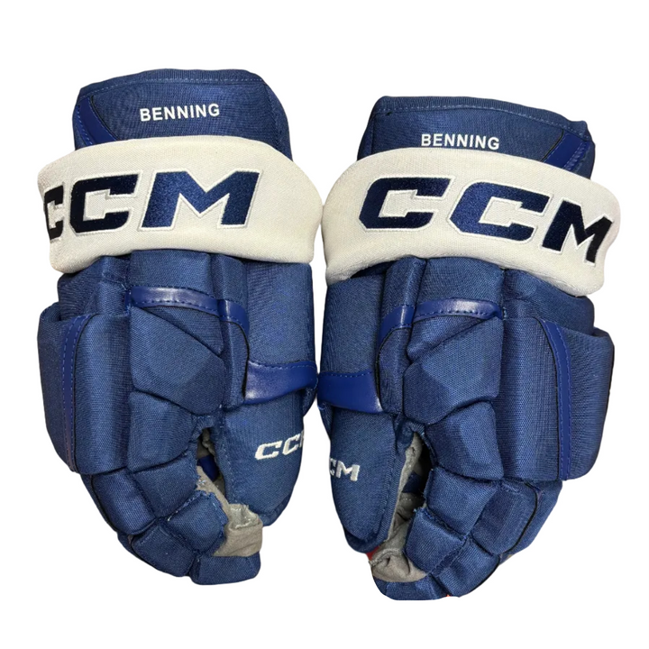 CCM HG12 - Toronto Maple Leafs - Pro Stock Gloves - MB