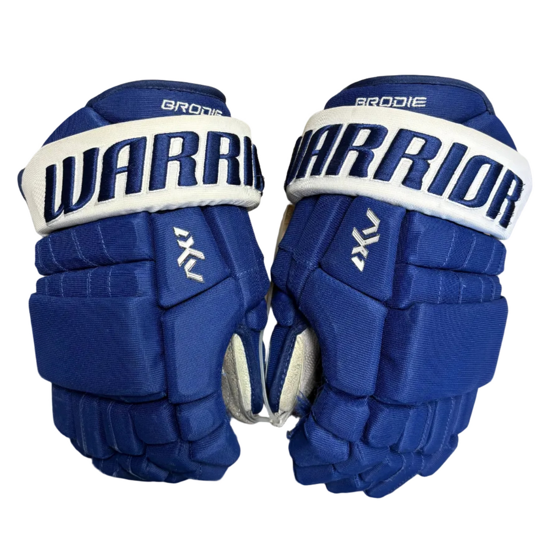 Warrior Franchise AX1 -  Toronto Maple Leafs - Used Pro Stock Glove - TJ Brodie