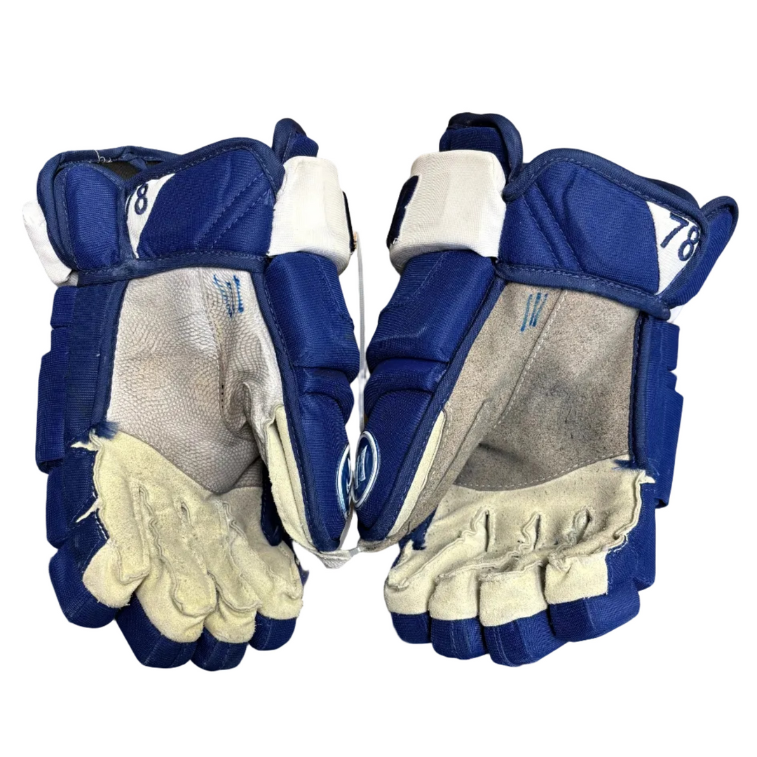 Warrior Franchise AX1 -  Toronto Maple Leafs - Used Pro Stock Glove - TJ Brodie