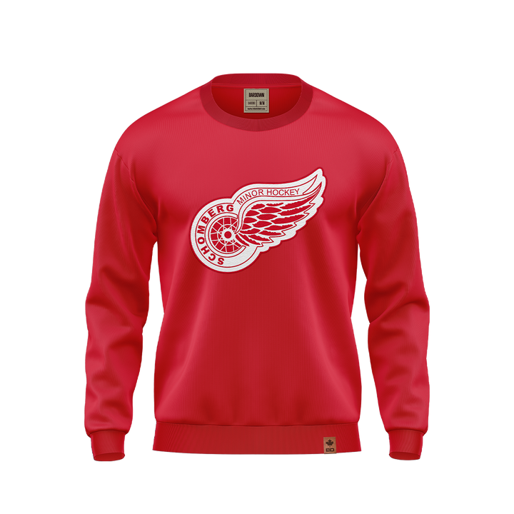 Schomberg Red Wings Crewneck Sweater