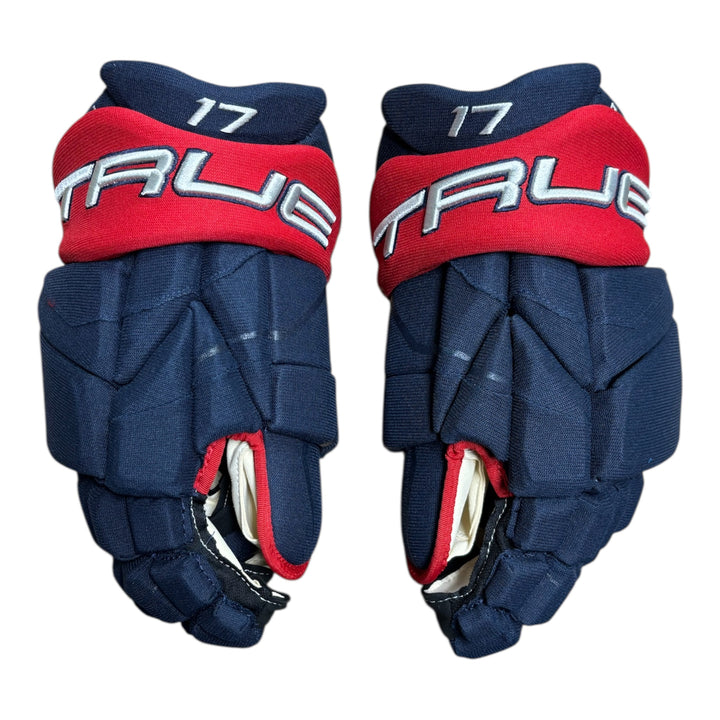 True Catalyst 9X Pro - Columbus Blue Jackets - Pro Stock Hockey Gloves - JD