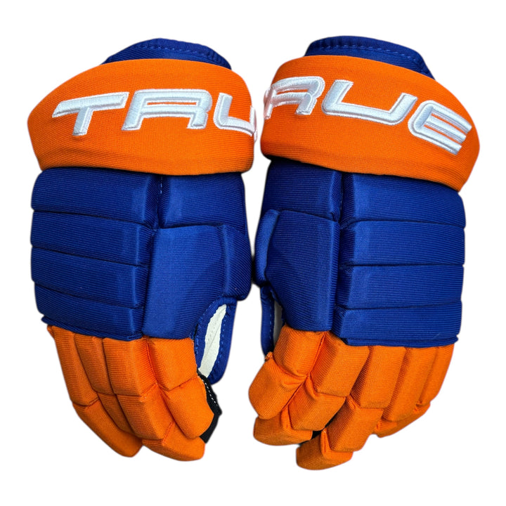 True 4-Roll Pro - New York Islanders - Pro Stock Hockey Gloves