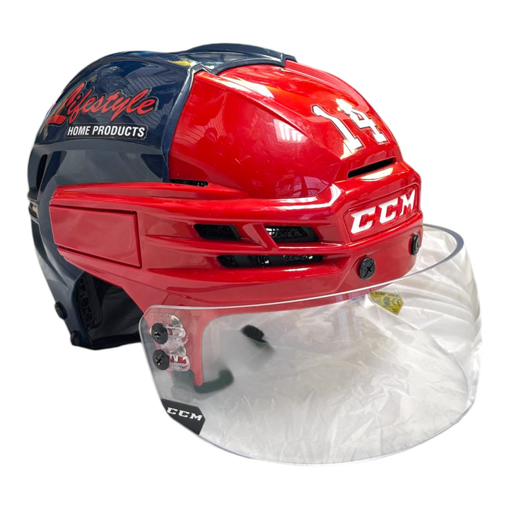 CCM Super Tacks X - Pro Stock Hockey Helmet - Oshawa Generals