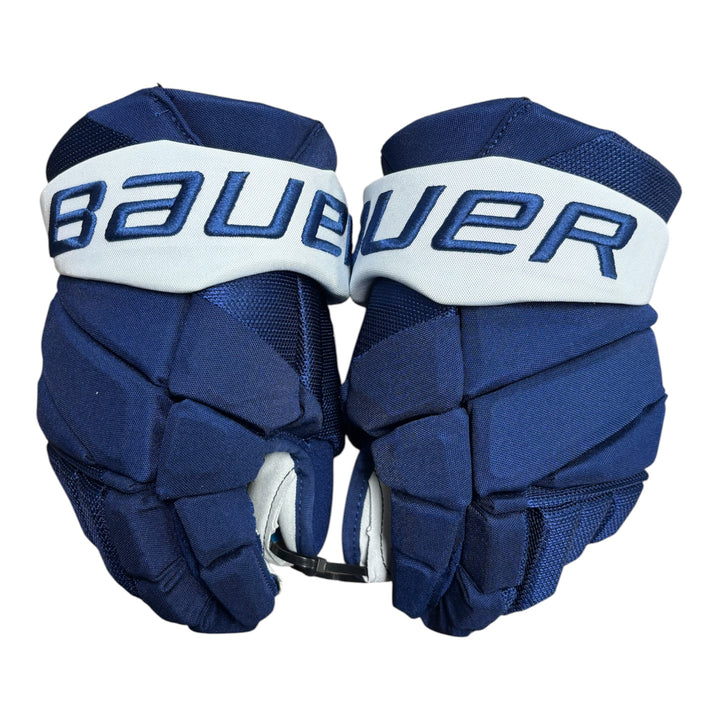 Bauer Vapor Hyperlite - Toronto Maple Leafs - Pro Stock Hockey Gloves - CJ