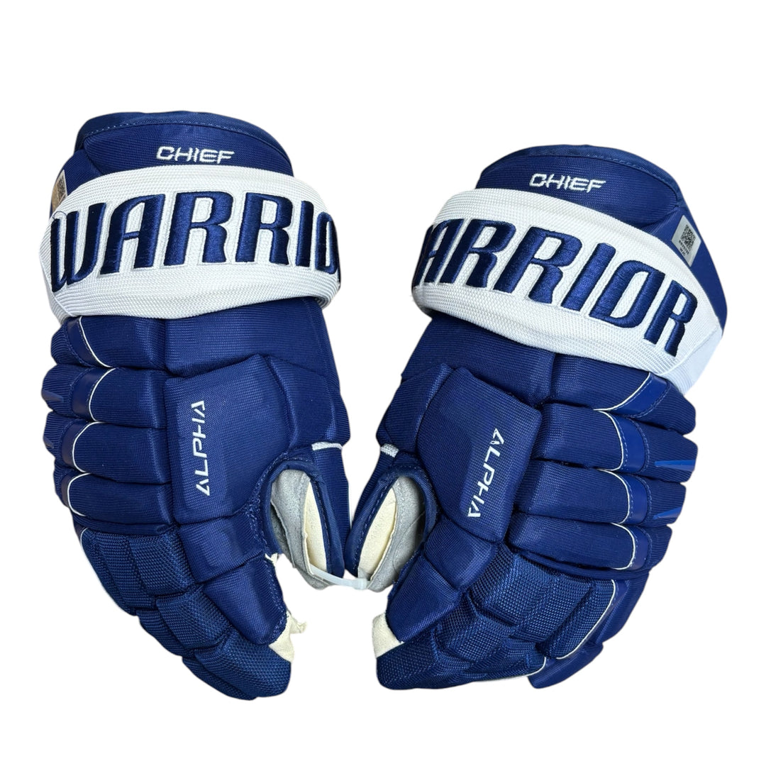 Warrior Alpha DX - Toronto Maple Leafs - Pro Stock Hockey Glove - CB