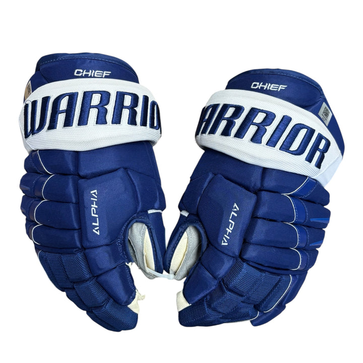 Warrior Alpha DX - Toronto Maple Leafs - Pro Stock Hockey Glove - CB