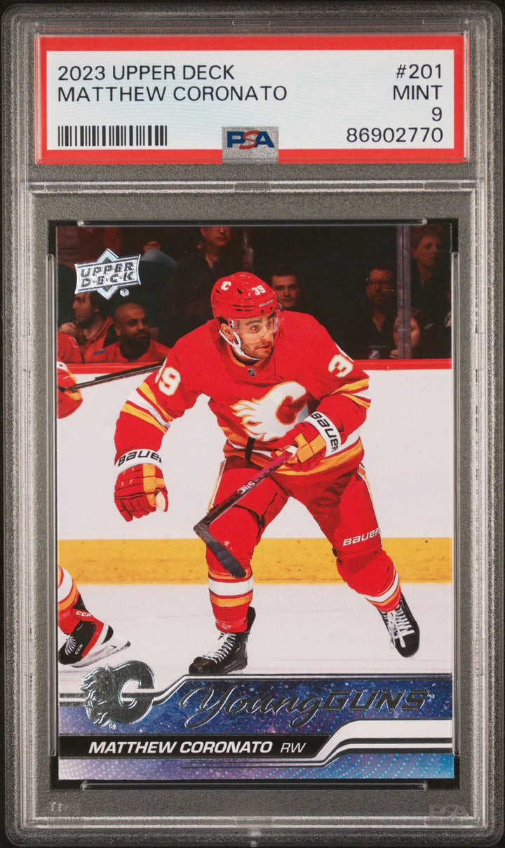 2023-2024 Upper Deck Series 1 - Matthew Coronato Young Guns PSA