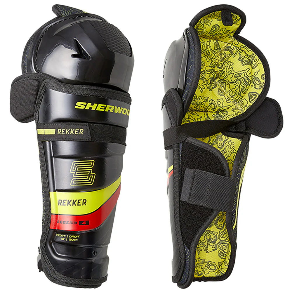 SHERWOOD REKKER LEGEND 4 JUNIOR SHIN PADS Hockey Lion Inc.