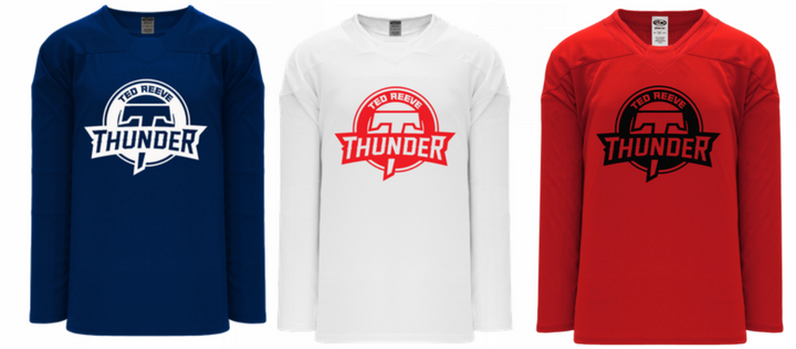Ted Reeve Thunder Athletic Knit Practice Jerseys 2026
