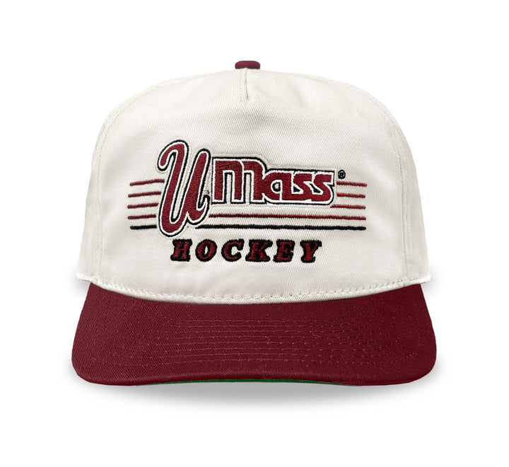 Celly Hockey Co - UMass Hockey Snapback: Cream