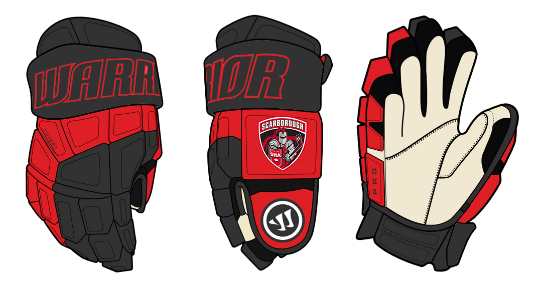 Scarborough Ice Raiders Warrior Custom Team Gloves 2026