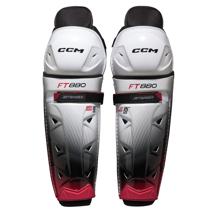 CCM Jetspeed FT880 Senior Hockey Shin Guards