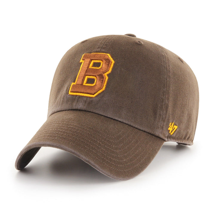 Boston Bruins Vintage NHL 47' Brand Clean Up Hat
