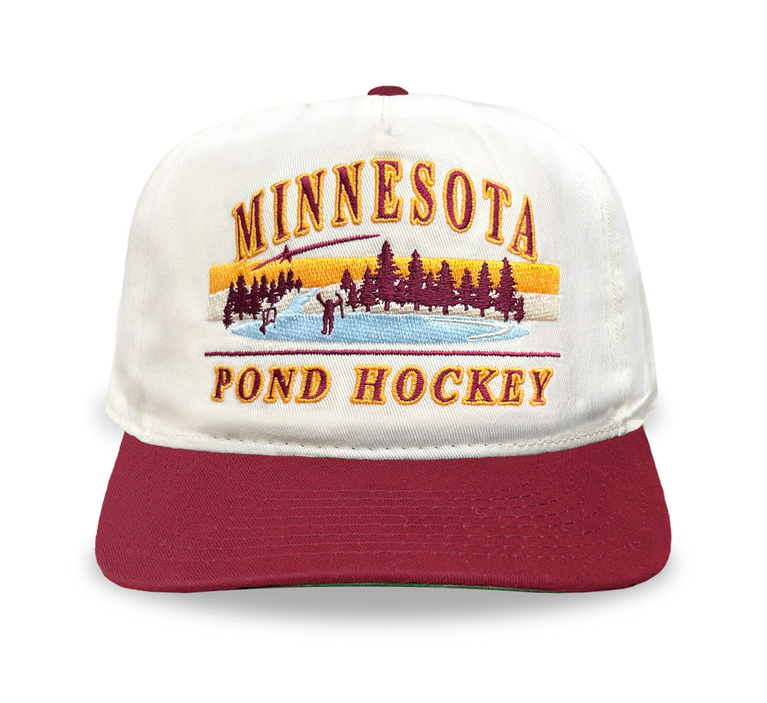 Celly Hockey Co. - Minnesota Pond Hockey Snapback: Cream