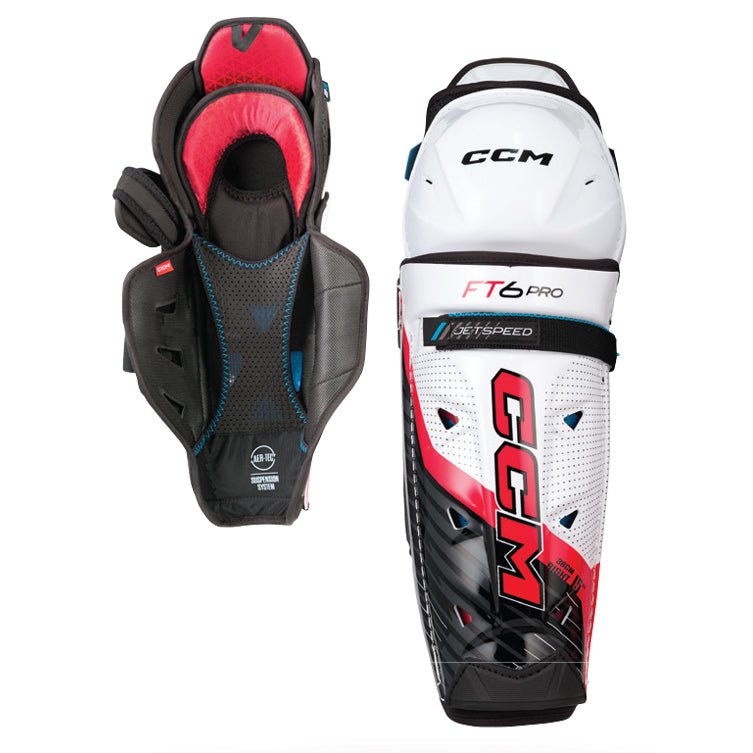 CCM Jetspeed FT6 Pro Junior Shin Guard