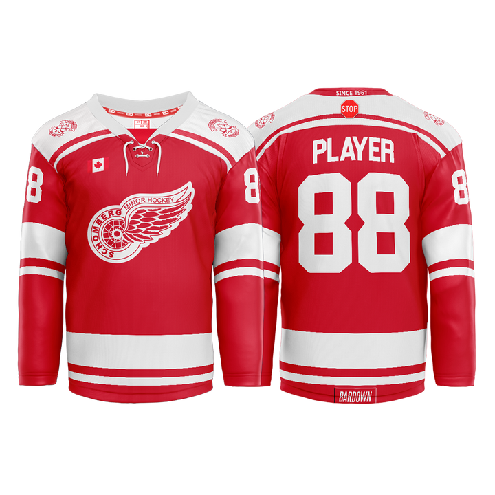 Schomberg Red Wings Team Jerseys 2025 (2 Pack)