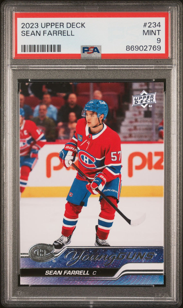 2023-2024 Upper Deck Series 1 - Sean Farrell Young Guns PSA