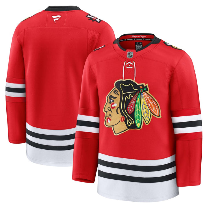 Men's Chicago Blackhawks Fanatics Red Home Premium Jersey