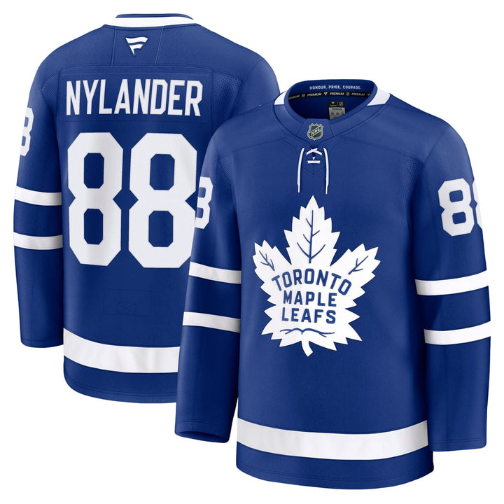 Men's Toronto Maple Leafs Fanatics Blue Home Premium Jersey - William Nylander