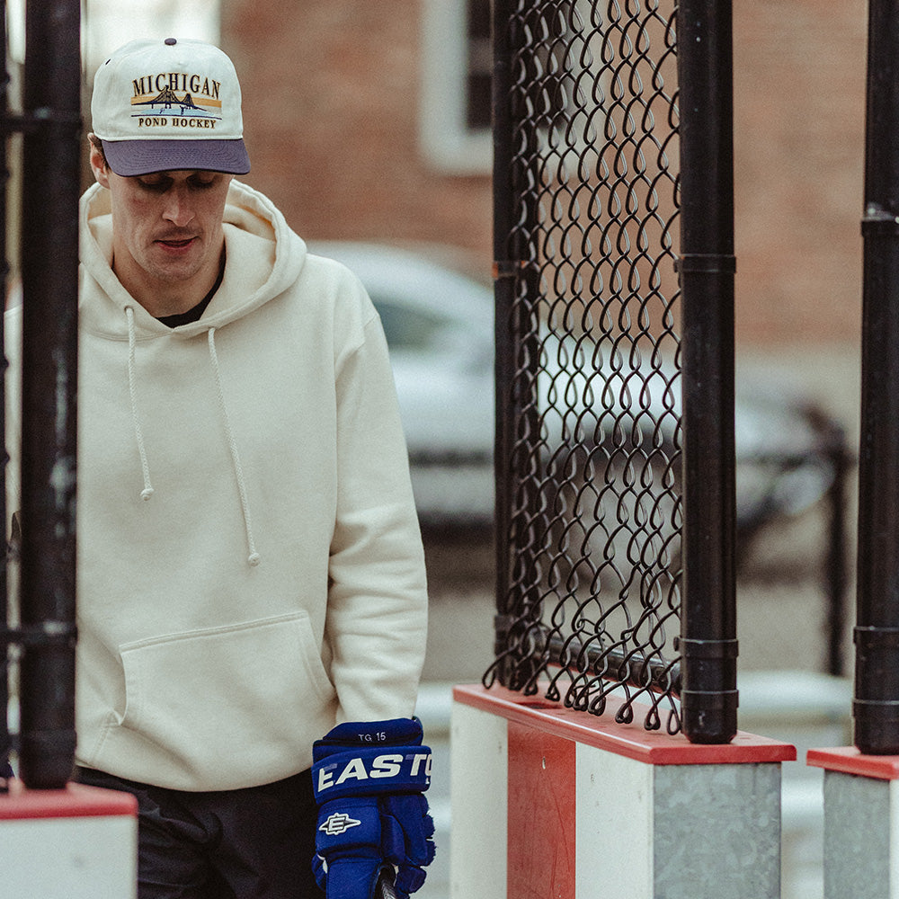 Celly Hockey Co - Michigan Pond Hockey Snapback: Cream