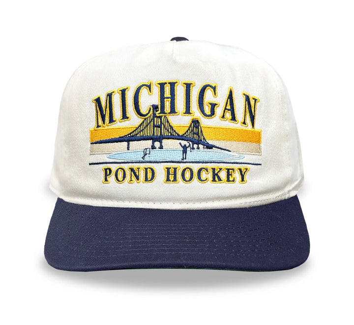 Celly Hockey Co - Michigan Pond Hockey Snapback: Cream