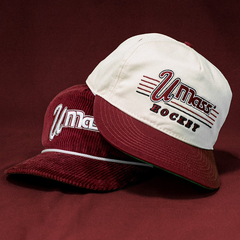 Celly Hockey Co - UMass Hockey Snapback: Cream