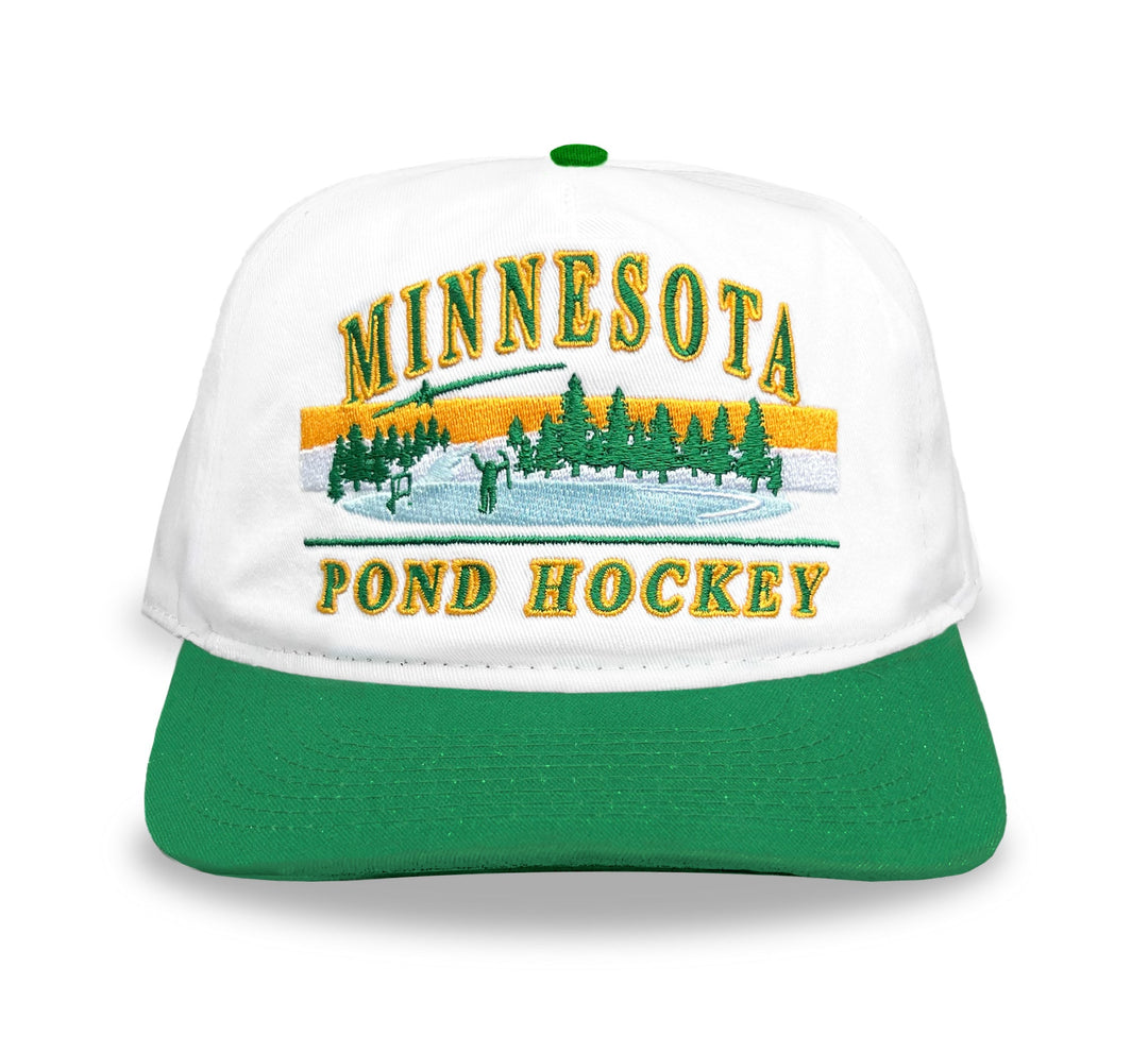 Celly Hockey Co. - Minnesota Pond Hockey Snapback: White