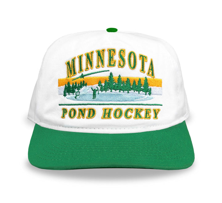 Celly Hockey Co. - Minnesota Pond Hockey Snapback: White