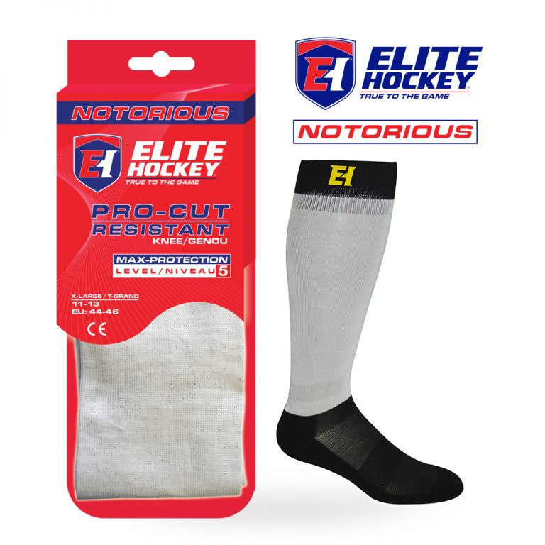 Elite Senior Pro-Cut Resistant Knee Notorious Level 5 Socks