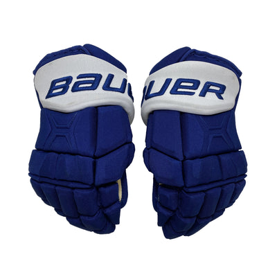 Bauer Supreme TotalOne MX3 Toronto Maple Leafs Used Pro Stock Glove - William Nylander