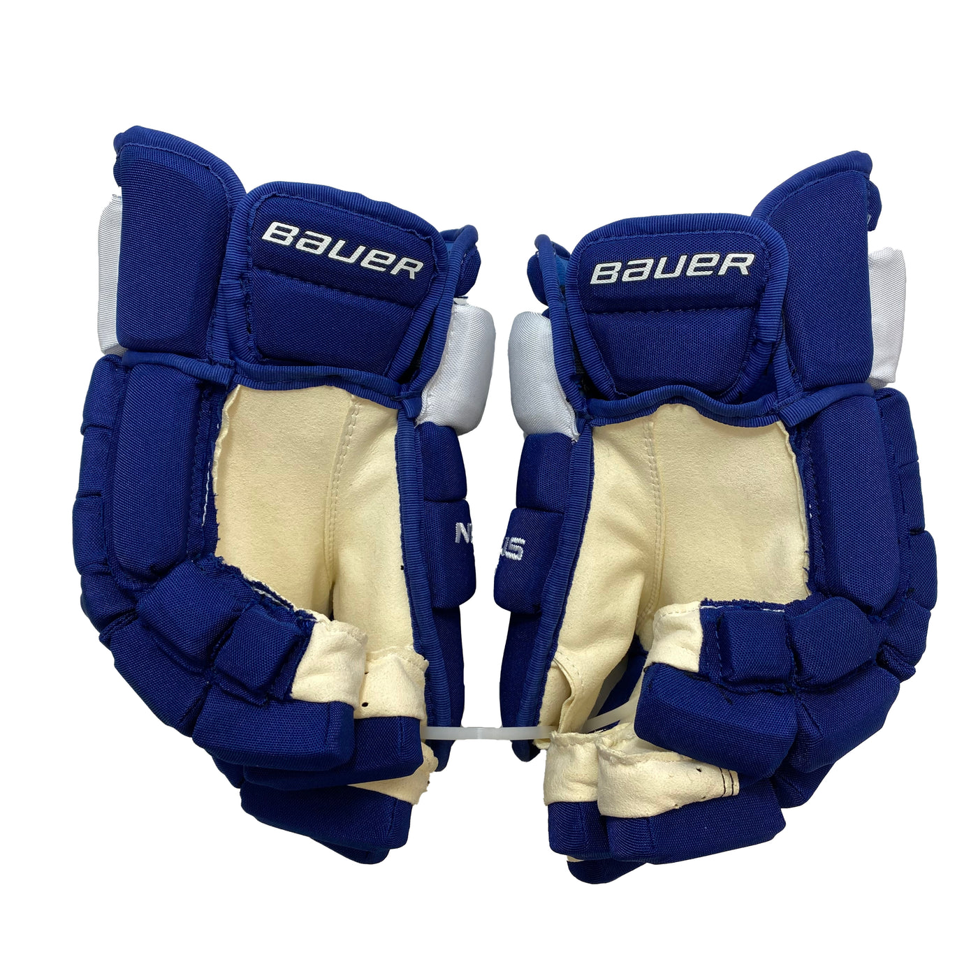 Bauer Nexus 1N - Toronto Maple Leafs - Pro Stock Hockey Gloves - Team Issue