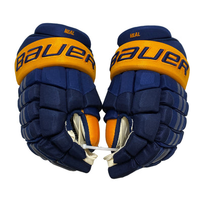 Bauer Dressed Easton STD - Nashville Predators - Pro Stock Hockey Gloves - James Neal