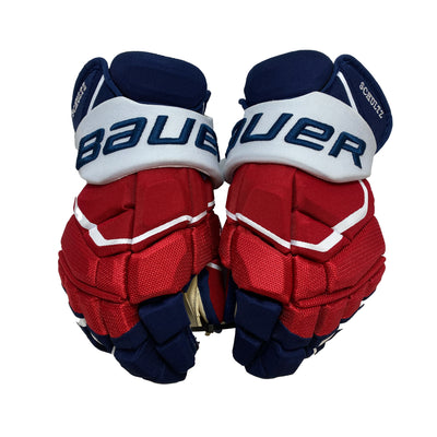 Bauer Supreme 2S Pro - Washington Capitals - Pro Stock Gloves - Justin Schultz