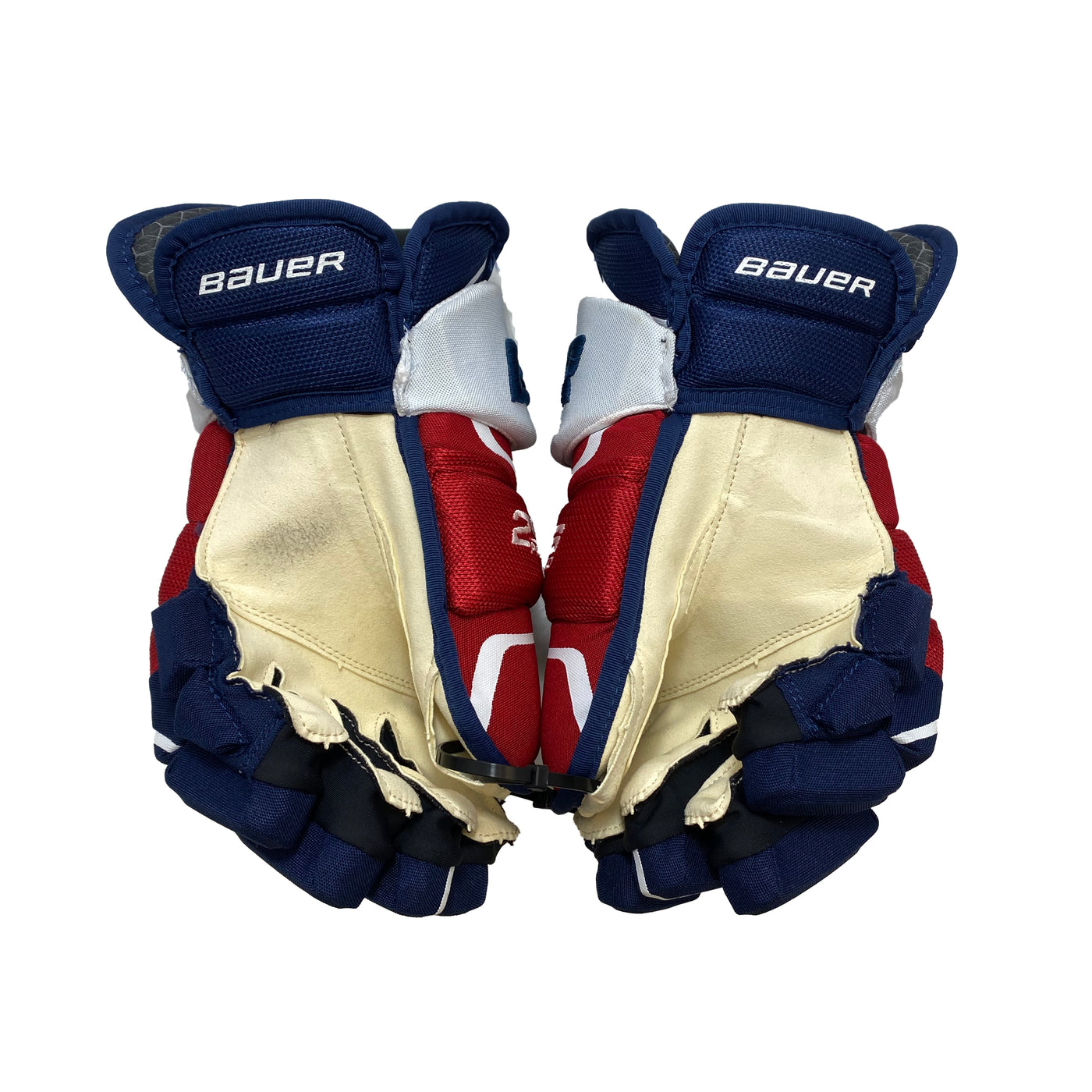 Bauer Supreme 2S Pro - Washington Capitals - Pro Stock Gloves - Justin Schultz