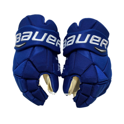 Bauer Vapor 1X Pro -  Vancouver Canucks  - Pro Stock Gloves - Nikita Tryamkin