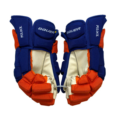 Bauer Supreme TotalOne MX3 - New York Islanders - Pro Stock Hockey Gloves - Ryan Pulock