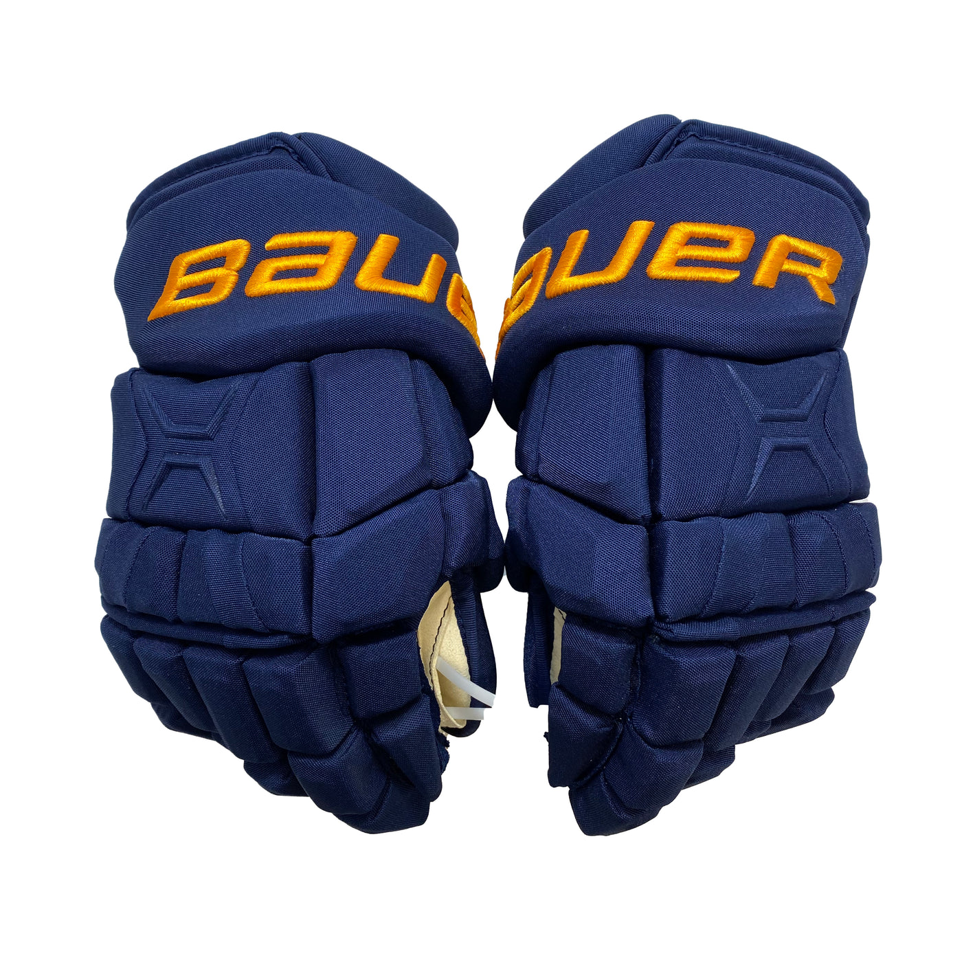 Bauer Supreme TotalOne MX3 - St. Louis Blues - Pro Stock Hockey Gloves - Team Issuse