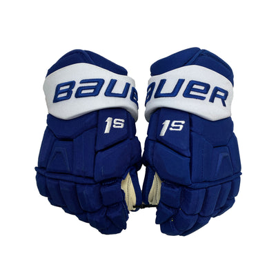 Bauer Supreme 1S - Toronto Maple Leafs - Pro Stock Hockey Gloves - William Nylander