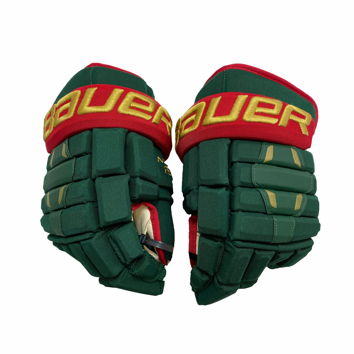 Bauer Nexus 2N Pro - Minnesota Wild - Pro Stock Hockey Gloves- Eric Staal